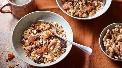 Air Fried Walnut Granola for a healthy you Air Fried Walnut Granola for a healthy you
