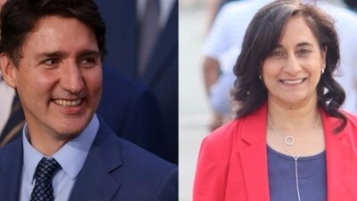 Justin Trudeau (left) Transport Minister Anita Anand(right) Justin Trudeau (left) Transport Minister Anita Anand(right)