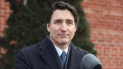 Canada's Prime Minister Justin Trudeau speaks to reporters, announcing he intends to step down as Liberal Party leader and Prime Minister in Ottawa, Ontario, on Monday. (REUTERS) Canada's Prime Minister Justin Trudeau speaks to reporters, announcing he intends to step down as Liberal Party leader and Prime Minister in Ottawa, Ontario, on Monday. (REUTERS)