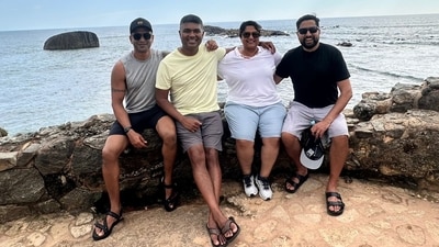 Nithin Kamath dropped nostalgic photos with school friends on X. (X/@Nithin0dha) Nithin Kamath dropped nostalgic photos with school friends on X. (X/@Nithin0dha)