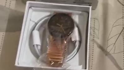 A Delhi man claims he received a watch instead of AirPods from Tata Cliq. (X/@SiddharthKG7)