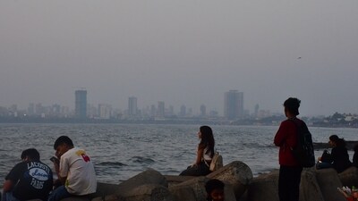A view of the city skyline, at Dadar, in Mumbai, India, on  Monday. (Photo by Bhushan Koyande/HT Photo)