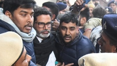 Kishor's arrest had triggered widespread condemnation from his supporters, who accused the government of attempting to silence the protest. (Santosh Kumar) Kishor's arrest had triggered widespread condemnation from his supporters, who accused the government of attempting to silence the protest. (Santosh Kumar)