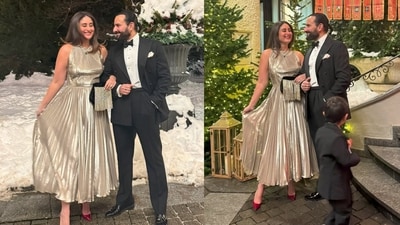Kareena Kapoor Khan and Saif Ali Khan get photo-bombed by Jeh Kareena Kapoor Khan and Saif Ali Khan get photo-bombed by Jeh