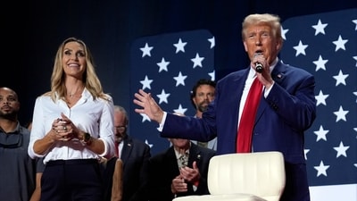 Ahead of Donald Trump's inauguration, Lara Trump opened up about her new fitness apparel brand and plans to release new music this year. (AP) Ahead of Donald Trump's inauguration, Lara Trump opened up about her new fitness apparel brand and plans to release new music this year. (AP)
