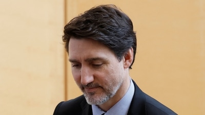Canada's Prime Minister Justin Trudeau stands to leave after signing a book of condolences marking the passing of former U.S. President Jimmy Carter at the U.S. Embassy in Ottawa, Ontario, Canada January 3, 2025. (File image) (REUTERS)