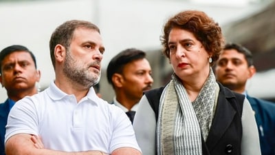 FILE: Congress leaders Rahul Gandhi and Priyanka Gandhi Vadra at the party headquarters, in New Delhi. (PTI) FILE: Congress leaders Rahul Gandhi and Priyanka Gandhi Vadra at the party headquarters, in New Delhi. (PTI)