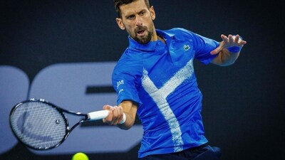 Serbia's Novak Djokovic in action. (AFP) Serbia's Novak Djokovic in action. (AFP)