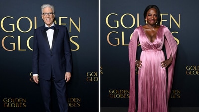 Ted Danson and Viola Davis at the Golden Gala Night ahead of the 82nd Golden Globe Awards. (Getty Images via AFP) Ted Danson and Viola Davis at the Golden Gala Night ahead of the 82nd Golden Globe Awards. (Getty Images via AFP)