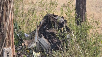 The scene of the attack in Chhattisgarh’s Left-wing insurgency-hit Bijapur district. (ANI) The scene of the attack in Chhattisgarh’s Left-wing insurgency-hit Bijapur district. (ANI)