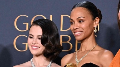 At the 2025 Golden Globes, Selena Gomez received acclaim for her supportive response after losing to co-star Zoe Saldaña.
(Photo by Robyn BECK / AFP) (AFP) At the 2025 Golden Globes, Selena Gomez received acclaim for her supportive response after losing to co-star Zoe Saldaña.
(Photo by Robyn BECK / AFP) (AFP)