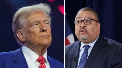 Donald Trump makes shocking claim about Alvin Bragg ahead of hush money case sentencing (AP Photo/Rick Scuteri, File, REUTERS/Kent J. Edwards) Donald Trump makes shocking claim about Alvin Bragg ahead of hush money case sentencing (AP Photo/Rick Scuteri, File, REUTERS/Kent J. Edwards)