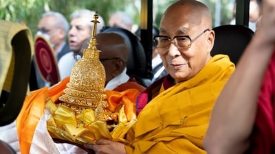 The Dalai Lama spoke about immigration during a 2019 interview with BBC. (Dalai Lama Instagram) The Dalai Lama spoke about immigration during a 2019 interview with BBC. (Dalai Lama Instagram)