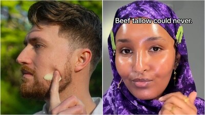 Explore the benefits and risks of using beef tallow in skincare routines. (Instagram) Explore the benefits and risks of using beef tallow in skincare routines. (Instagram)