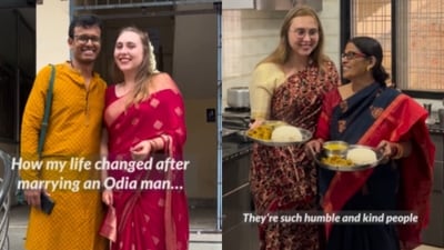 An American woman in Bengaluru shared her journey of marrying an Odia man (Instagram/deepakandhannah) An American woman in Bengaluru shared her journey of marrying an Odia man (Instagram/deepakandhannah)