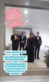 Her Insta story. Her Insta story.