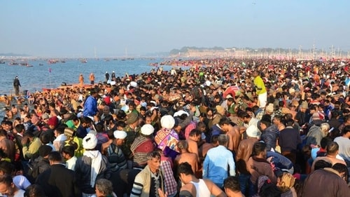 Amid the massive crowd, make sure to stay close to your group, and set up a meeting spot in case you get lost. (HT File)