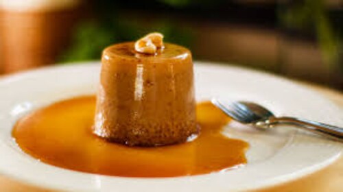 Jaggery and honey caramel pudding Jaggery and honey caramel pudding