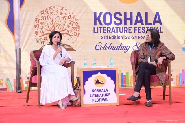 Ira Mukhoty and Eric Chopra (Courtesy Koshala Literature Festival) Ira Mukhoty and Eric Chopra (Courtesy Koshala Literature Festival)