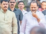 Ajit Pawar with Dhananjay Munde (Satish Bate/HT PHOTO)