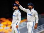 India's Rohit Sharma (R) gestures next to Virat Kohli India's Rohit Sharma (R) gestures next to Virat Kohli