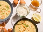 Greek egg-lemon soup is rich in flavours. (Milk Street via AP)