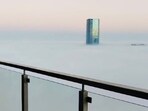 A photo shared by Indian journalist and writer Manu Joseph shows the intensity of fog in Gurgaon with almost no buildings visible. A photo shared by Indian journalist and writer Manu Joseph shows the intensity of fog in Gurgaon with almost no buildings visible.