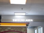 Srinagar Airport inaugurated a smoking zone on January 6.