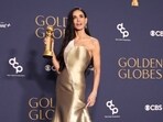 Demi Moore's daughters shared a video as they celebrated her Golden Globes win.