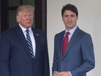 File photo of US Presidnt Donald Trump and Canadian Prime Minister Justin Trudeau at the White House in Washington, DC. File photo of US Presidnt Donald Trump and Canadian Prime Minister Justin Trudeau at the White House in Washington, DC.