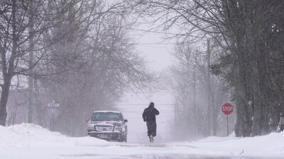 A polar vortex caused a severe cold snap over the weekend, impacting much of the U.S. east of the Rockies, causing dangerous roads, school closures, and widespread power outages and flight cancellations.&nbsp; (REUTERS/John Morris)