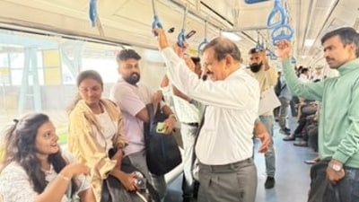 The MP was on his way from Magadi to South End Circle to attend an important meeting with a group of doctors. (X/@DrCNManjunath) The MP was on his way from Magadi to South End Circle to attend an important meeting with a group of doctors. (X/@DrCNManjunath)
