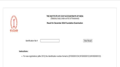 ICMAI CMA Foundation Result 2024 for December session, direct link to check here ICMAI CMA Foundation Result 2024 for December session, direct link to check here