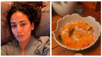 Mira Rajput tried the local dishes of Maldives too. (Instagram) Mira Rajput tried the local dishes of Maldives too. (Instagram)