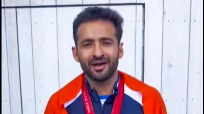 Nitesh Kumar, a Paris Paralympics gold medallist in the SL3 badminton men’s singles,was chosen for the Arjuna Award last week (PTI) Nitesh Kumar, a Paris Paralympics gold medallist in the SL3 badminton men’s singles,was chosen for the Arjuna Award last week (PTI)