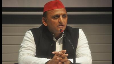 Samajwadi Party chief Akhilesh Yadav. (HT file)