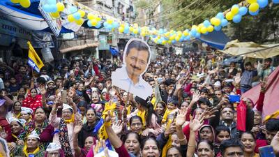 The AAP has ruled Delhi with a full majority since 2015. (PTI) The AAP has ruled Delhi with a full majority since 2015. (PTI)