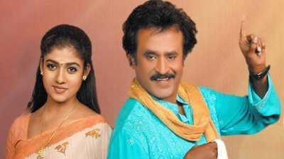 Nayanthara starred in Chandramukhi alongside Rajinikanth. Nayanthara starred in Chandramukhi alongside Rajinikanth.