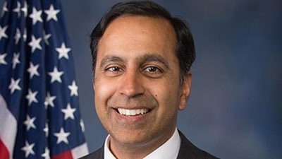 Indian-American Congressman Raja Krishnamoorthi read a passage from the Gita at the Bipartisan Interfaith Prayer Service. (File Image) Indian-American Congressman Raja Krishnamoorthi read a passage from the Gita at the Bipartisan Interfaith Prayer Service. (File Image)