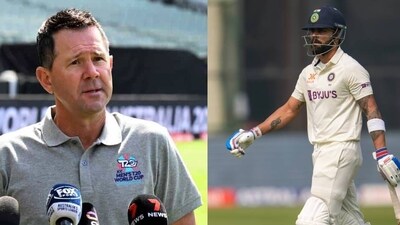 Ricky Ponting believes there is some "mental block" when it comes to Virat Kohli getting out the same way. Ricky Ponting believes there is some "mental block" when it comes to Virat Kohli getting out the same way.