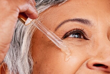 Retinol helps with the fine lines. (Shutterstock) Retinol helps with the fine lines. (Shutterstock)