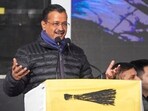 New Delhi: Aam Aadmi Party (AAP) chief Arvind Kejriwal addresses the gathering during the launch of the party's campaign song. New Delhi: Aam Aadmi Party (AAP) chief Arvind Kejriwal addresses the gathering during the launch of the party's campaign song.