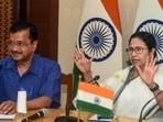 AAP chief Arvind Kejriwal (L) said that he is grateful to West Bengal CM Mamata Banerjee. AAP chief Arvind Kejriwal (L) said that he is grateful to West Bengal CM Mamata Banerjee.