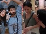 Karan Veer Mehra's video giving Chum Darang 'love bite' goes viral. Karan Veer Mehra's video giving Chum Darang 'love bite' goes viral.