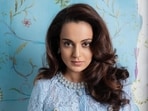 Kangana was a vision of elegance in a blue lace outfit. (Instagram/ Kangana Ranaut) Kangana was a vision of elegance in a blue lace outfit. (Instagram/ Kangana Ranaut)