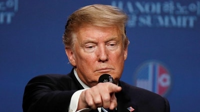 FILE PHOTO: U.S. President Donald Trump attends a news conference after his summit with North Korean leader Kim Jong Un, at the JW Marriott Hotel in Hanoi, Vietnam February 28, 2019. REUTERS/Jorge Silva/File Photo (REUTERS)