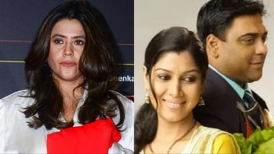 Ekta Kapoor's Bade Achhe Lagte Hain featured Ram Kapoor and Sakshi Tanwar as Ram and Priya, respectively. Ekta Kapoor's Bade Achhe Lagte Hain featured Ram Kapoor and Sakshi Tanwar as Ram and Priya, respectively.