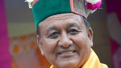 Himachal Pradesh revenue minister Jagat Singh Negi (Source: Twitter) Himachal Pradesh revenue minister Jagat Singh Negi (Source: Twitter)