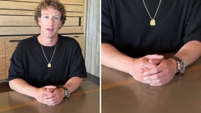 Mark Zuckerberg was spotted wearing a watch worth  ₹7.7 crore. (Facebook/Mark Zuckerberg)