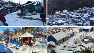 Dreaming of Sikkim? Heavy snowfall puts travel plans on ice (Image by X/Arunachal24in) Dreaming of Sikkim? Heavy snowfall puts travel plans on ice (Image by X/Arunachal24in)